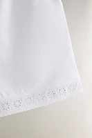 LACE COTTON SHORTS