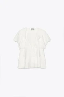 BLOUSE VOLANTS