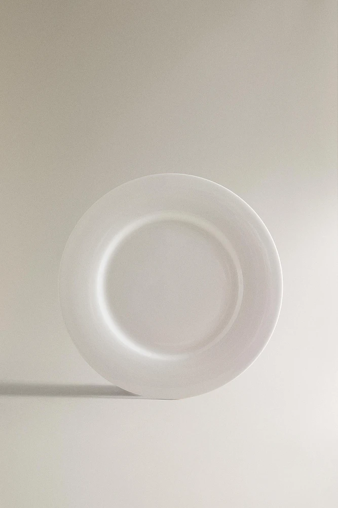 ASSIETTE PLATE PORCELAINE BONE CHINA