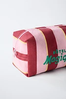 HÔTEL MAGIQUE © X ZARA STRIPED TOILETRY BAG