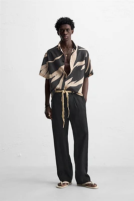CHEMISE À IMPRIMÉ FEUILLES