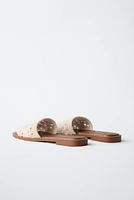 CROCHET FLAT SANDALS