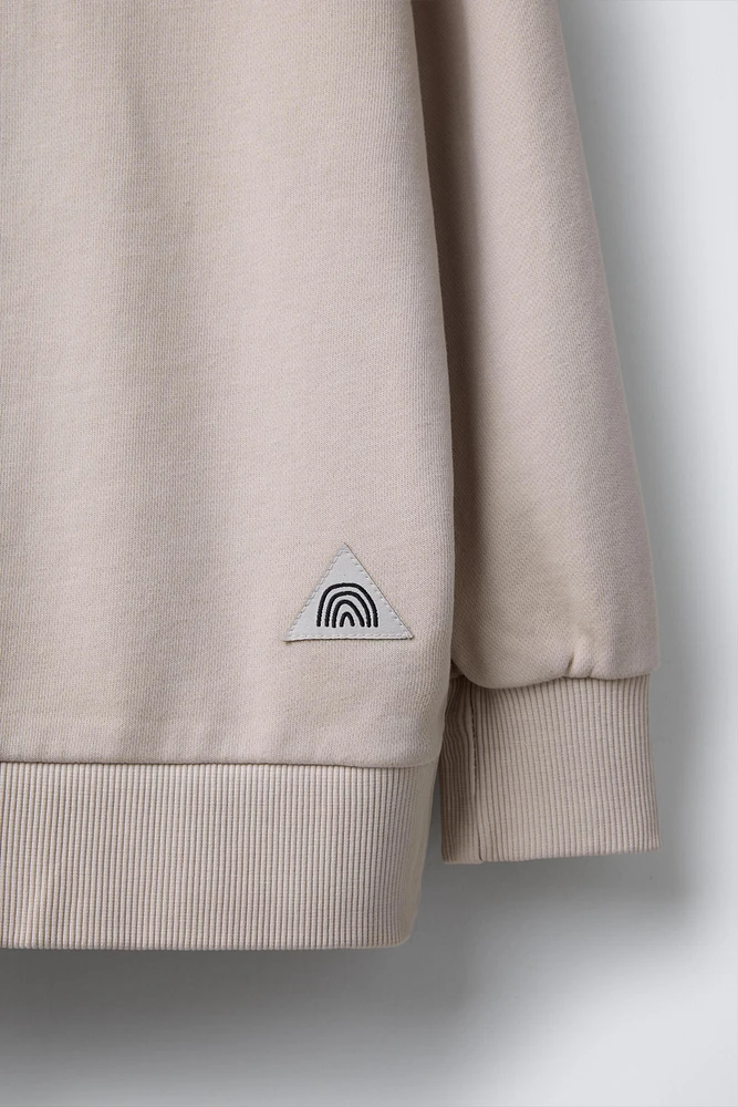 LABEL POLO SWEATSHIRT