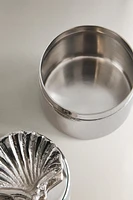 BOÎTE MÉTAL RONDE COQUILLAGE