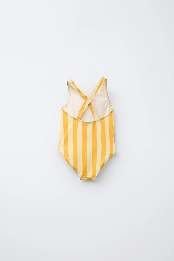 MAILLOT DE BAIN À RAYURES CASA LAWA © X ZARA KIDS