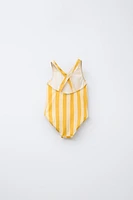 MAILLOT DE BAIN À RAYURES CASA LAWA © X ZARA KIDS