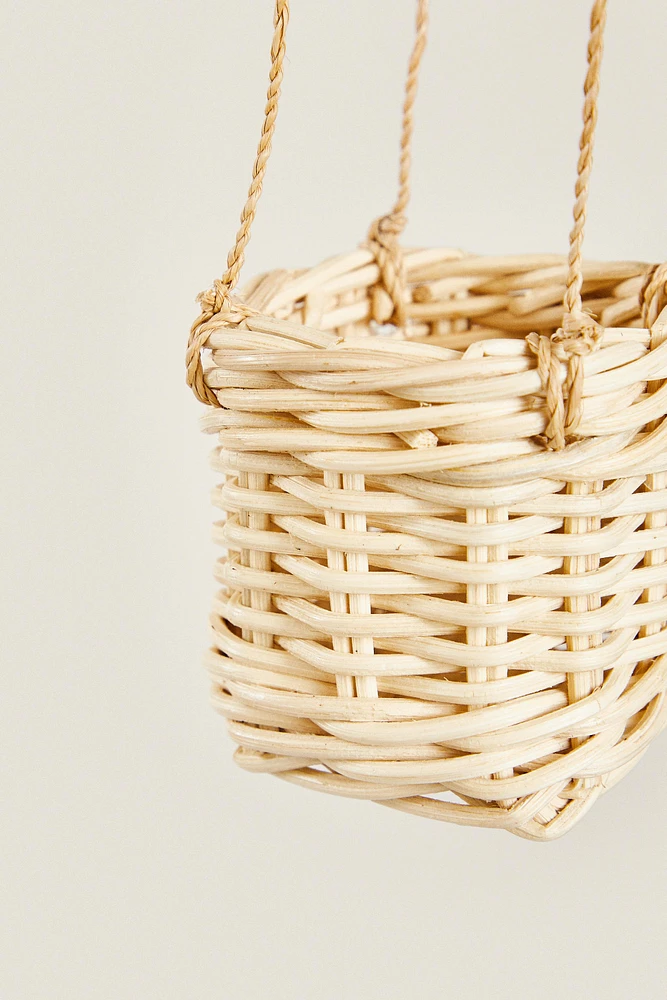 CHILDREN’S RATTAN BALLOON CEILING LAMPSHADE