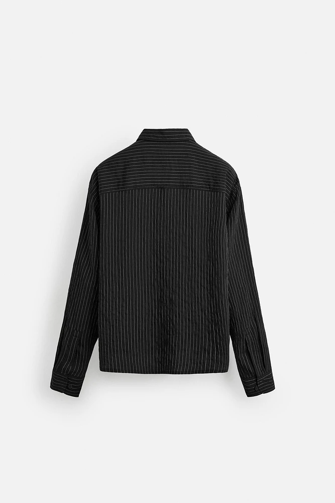 CHEMISE FLUIDE À RAYURES