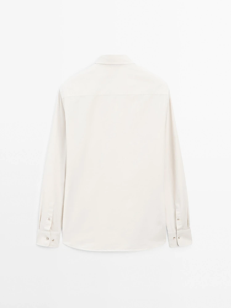 Chemise serge regular fit 100 % coton