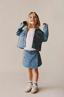 VESTE EN DENIM BRODERIE LILO & STITCH © DISNEY