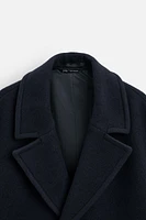 WOOL BLEND TEXTURED COAT