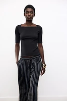 SQUARE NECK SHIRT