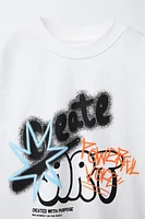 T-SHIRT IMPRIMÉ GRAFFITI