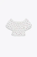 TOP À IMPRIMÉ FLORAL