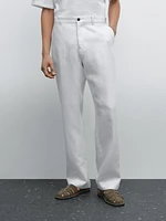 Pantalon léger 100 % lin