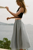 JUPE MIDI FLUIDE VOLUME
