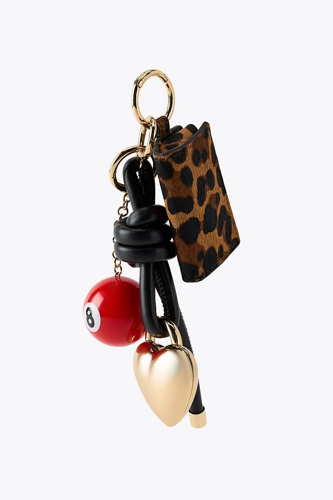 COIN PURSE MULTI-CHARM KEYCHAIN