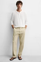 TEXTURED CHINO PANTS