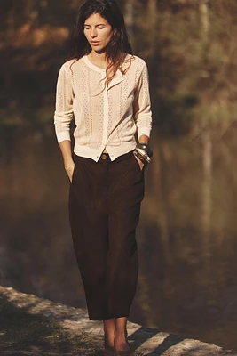 GILET EN MAILLE POINTELLE EXTRAFINE
