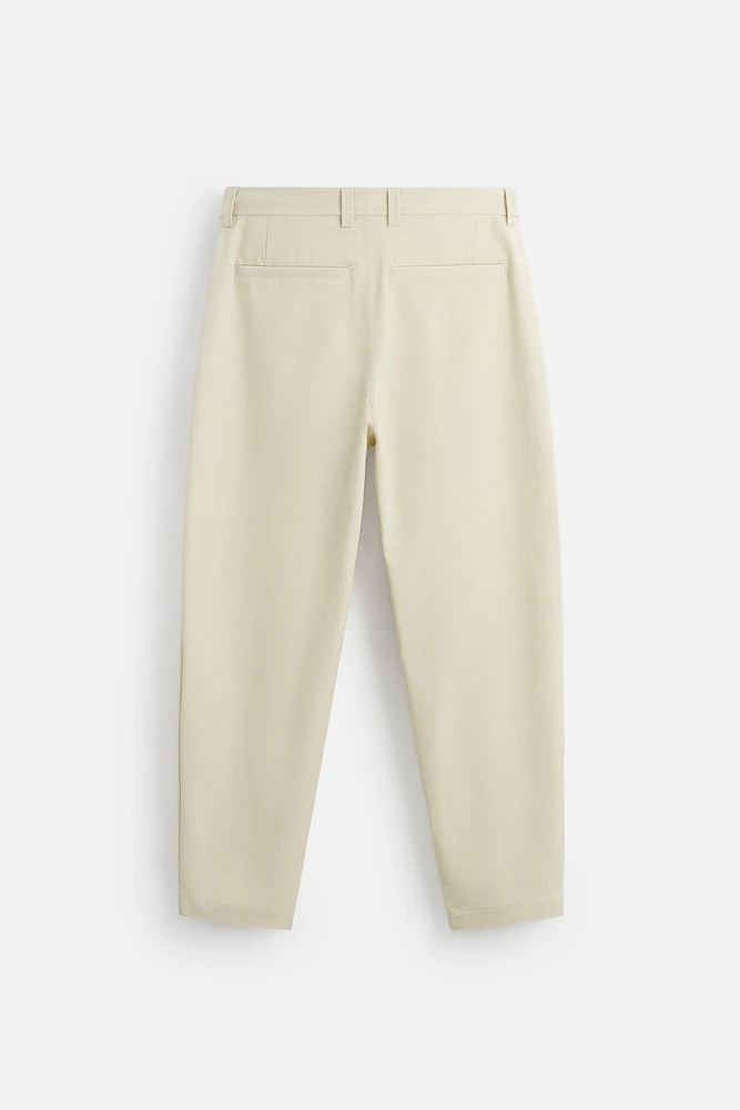 PANTALON CHINO MÉLANGE VISCOSE