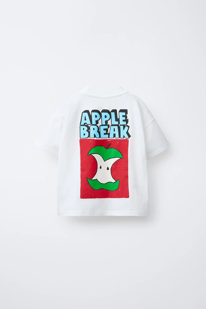 T-SHIRT À IMPRIMÉ POMME