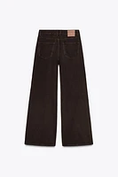 Z1975 HIGH RISE WIDE LEG LONG LENGTH JEANS