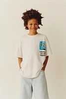 T-SHIRT À IMPRIMÉ PALMIER