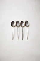 PACK OF COFFEE SPOONS WITH THIN HANDLES (PACK OF 4)