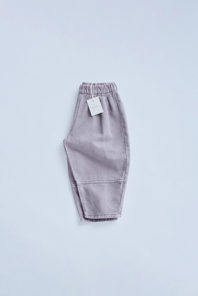 TIMELESZ - PANTALON BAGGY AVEC LIN