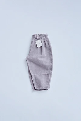 TIMELESZ - PANTALON BAGGY AVEC LIN