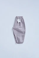 TIMELESZ - PANTALON BAGGY AVEC LIN