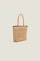 PAPER BAG WITH TRIM DETAIL