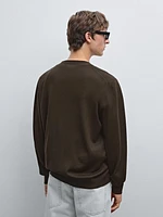 100% merino wool knit cardigan