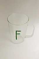 MUG BOROSILICATE INITIALE F