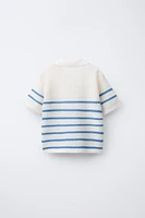 MICKEY MOUSE © DISNEY KNIT COTTON LINEN POLO SHIRT