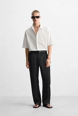 CHEMISE RELAXED FIT TEXTURÉE