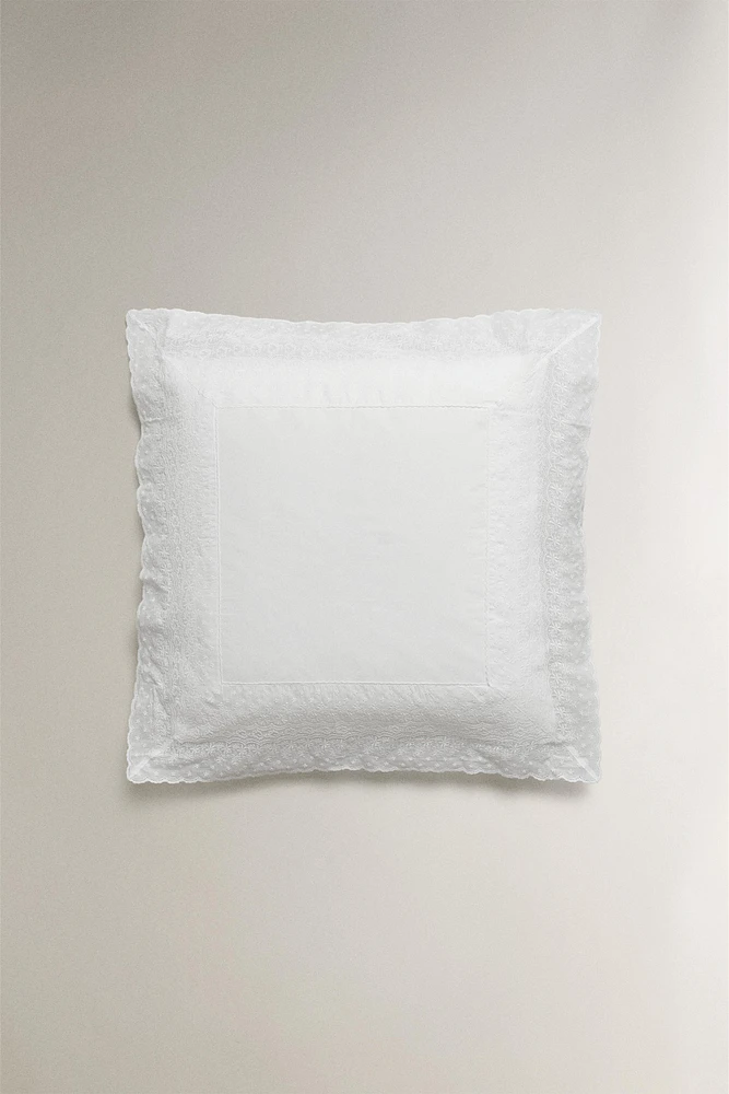 EMBROIDERED PILLOWCASE