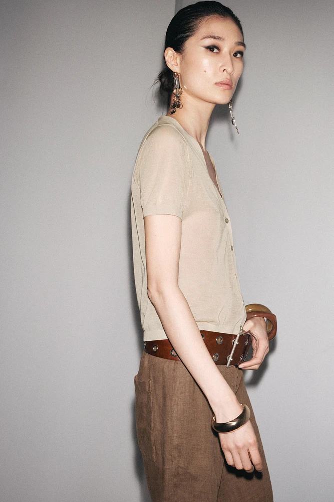 TOP EN MAILLE EXTRAFINE
