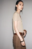 TOP EN MAILLE EXTRAFINE