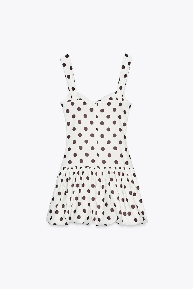 POLKA DOT BALLOON DRESS