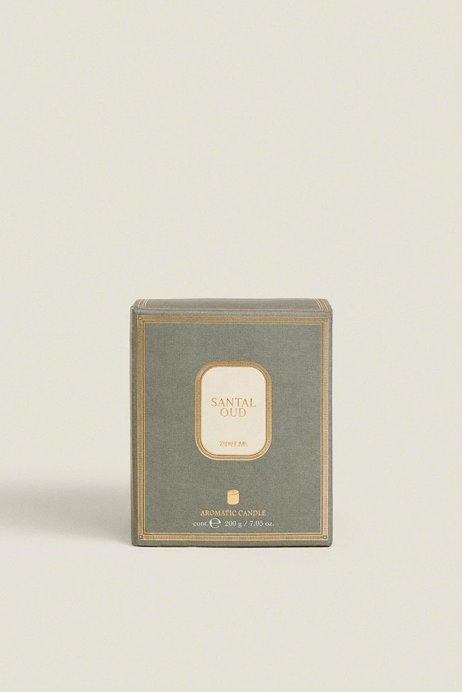 (200 G) SANTAL OUD SCENTED CANDLE