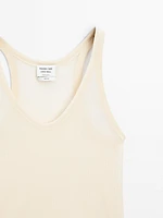 100% mulberry silk strappy top - Limited Edition