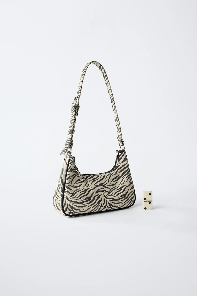 ANIMAL PRINT SHOULDER BAG