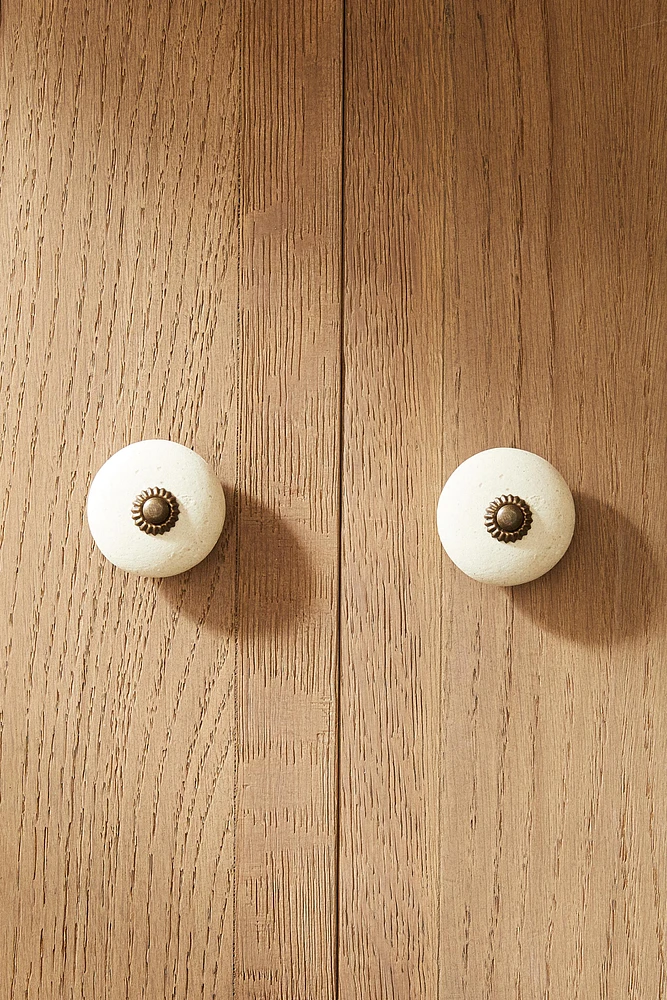 SET OF MATTE CERAMIC KNOBS (SET OF 2)