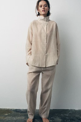 PANTALON DE PYJAMA À CARREAUX
