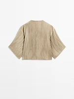 Kimono fluide avec cordons