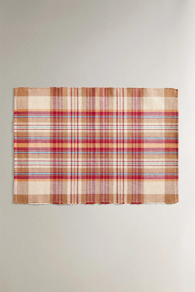 SET OF CHECK COTTON PLACEMATS (SET 2)
