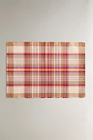 SET OF CHECK COTTON PLACEMATS (SET 2)