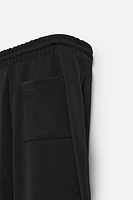 PANTALON WIDE FIT STRUCTURE INTERLOCK