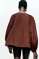 BLOUSE FLUIDE FRONCES